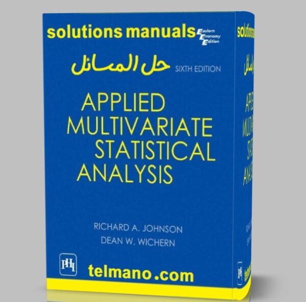 solution applied multivariate statistical analysis